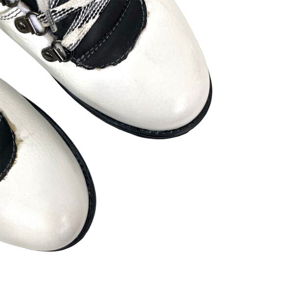 Bos. & Co. Gator Prima Fur Leather Boots Zip Up Ankle Ice Grip Insulated Size 37 - Picture 6 of 12